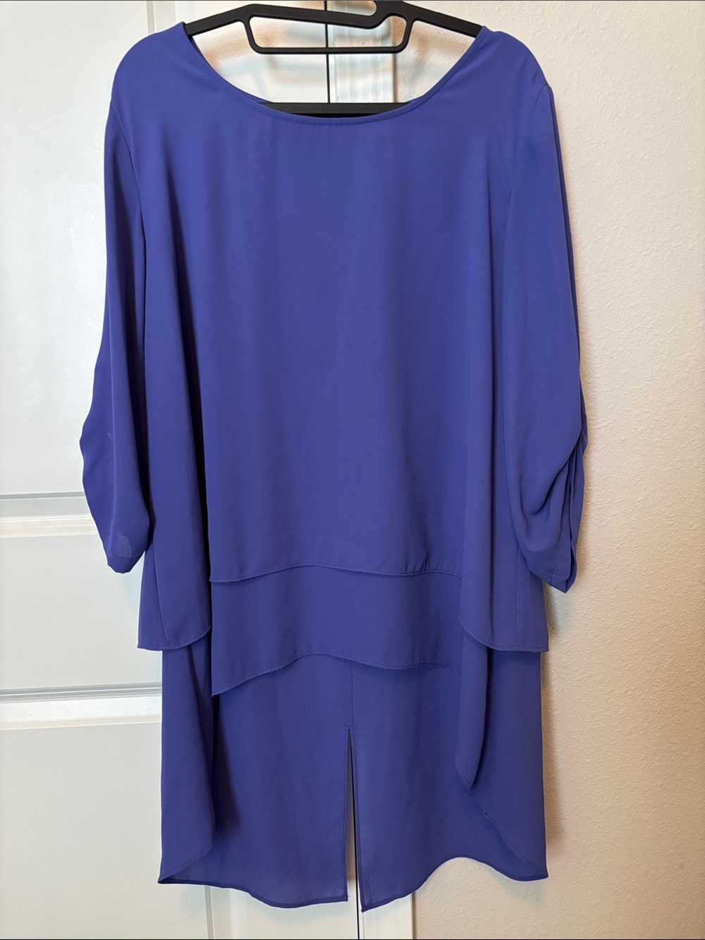 Chicos size 2 Lavendar Layered Women's Tunic